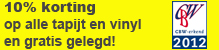 10% korting op tapijt en vinyl 10% korting op tapijt en vinyl