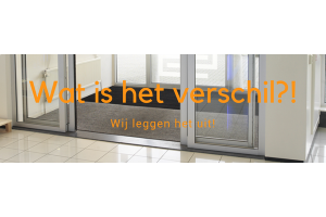 Het verschil tussen een schoonloopmat en een droogloopmat