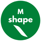 M shape