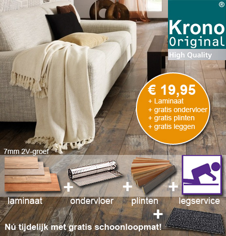 Laminaat aanbieding