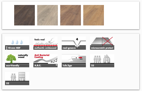 Krono Grand Vintage brede plank Krono Grandeur