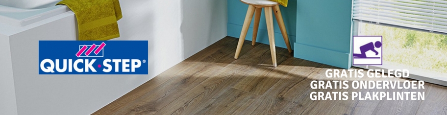 Quick step laminaat gratis gelegd