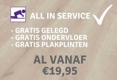 Laminaat gratis gelegd