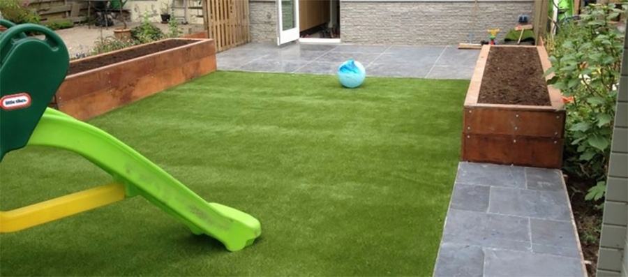 Kunstgras in de tuin